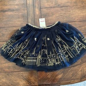 NEW MiniBoden Harry Potter Hogwarts Embroidered Skirt Size 4-5Y, Discontinued